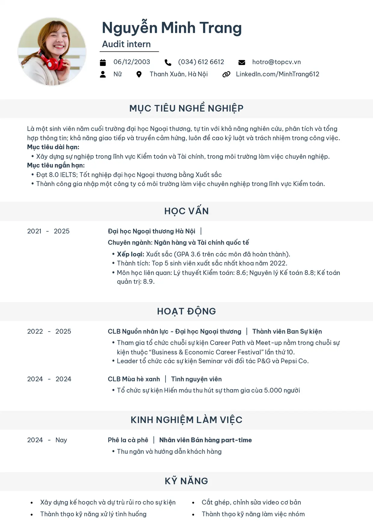 Tiêu chuẩn (ít KN)